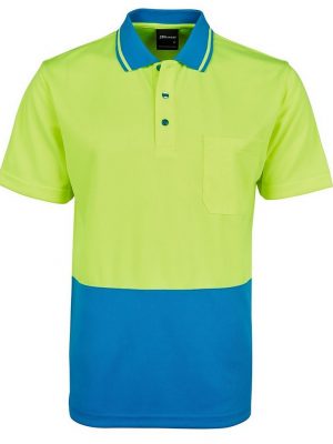 Hi Vis Non Cuff Trad Polo