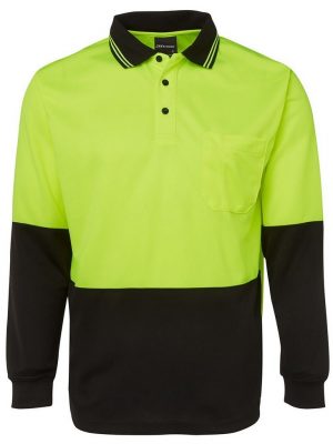 Hi Vis L/S Trad Polo