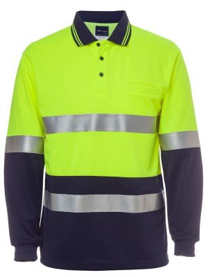 Hi Vis L/S-D+N Trad Polo