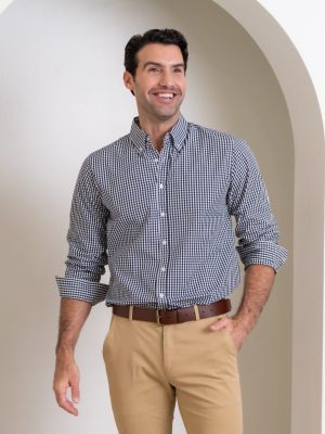 Men’s Miller Long Sleeve in Navy/White