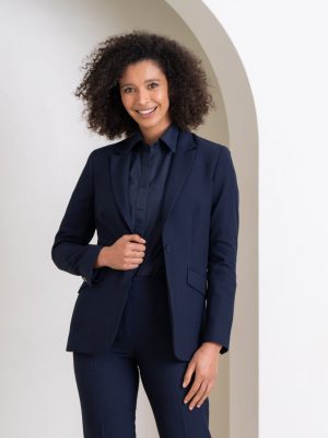 Womens Siena Longline Jacket In Marine