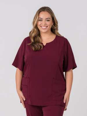 Ladies Avery Scrub Round Neck Top