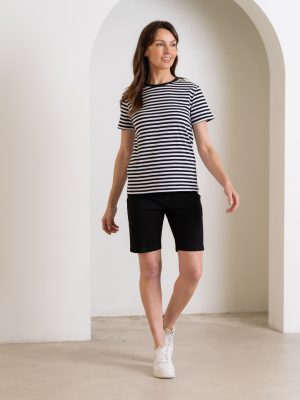 LADIES STRETCH SLIMFIT BOSTON CHINO SHORTS