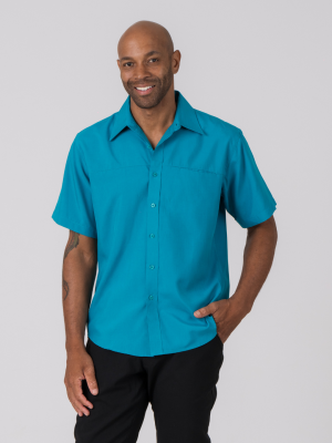 Mens Plain Oasis Short Sleeve Shirt