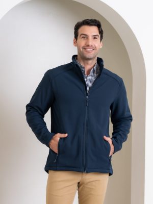 Mens Olympus Soft Shell Jacket in Navy