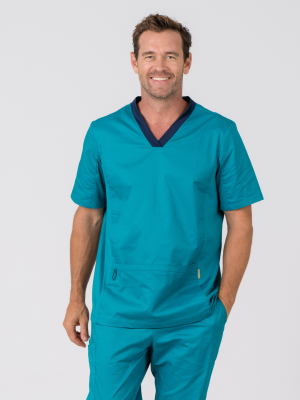 Mens Riley V-Neck Scrub Top