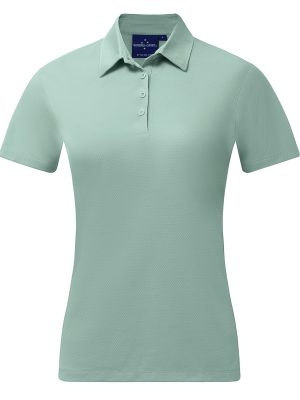 Ladies SUSTAINABLE JACQUARD KNIT POLO