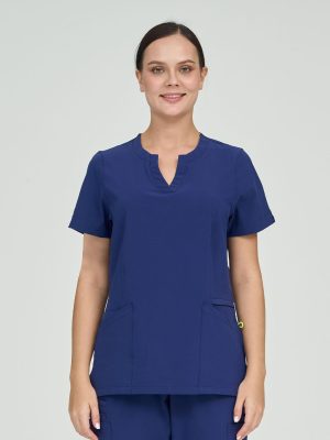 ellen navy scrub top