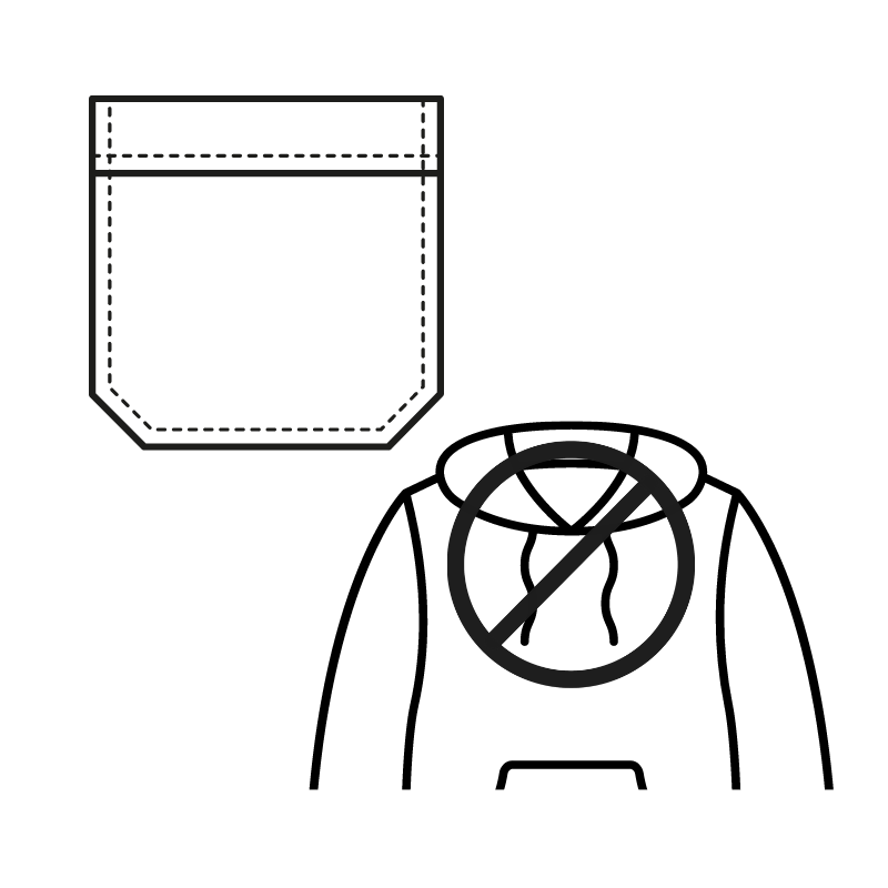 Pockets and Safety Considerations icon