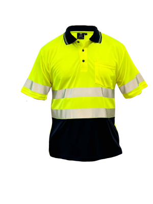 Unisex D/N Hi Vis Short Sleeve Polo