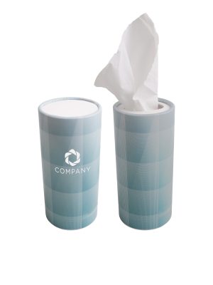 2 Blue Car Cup Tissue