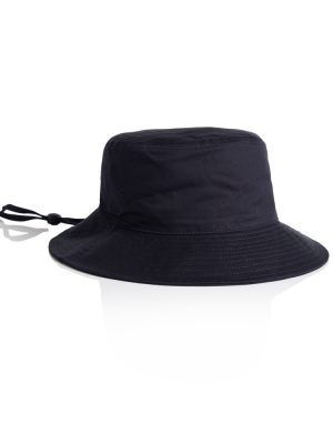 1172 navy wide brim bucket hat