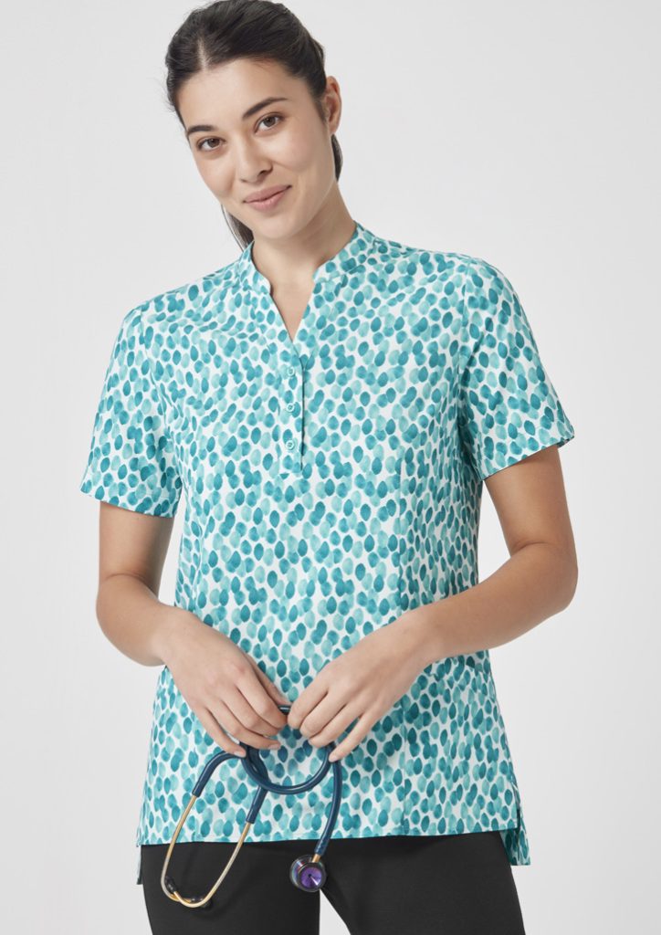 BizCare Womens Florence Stardust Print Tunic
