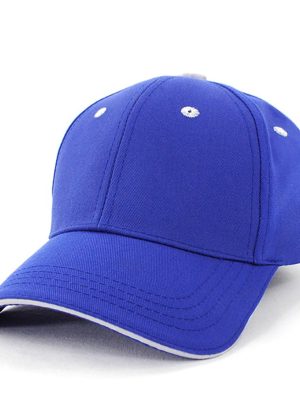royal/white AH126 PET/Cotton Sandwich Cap