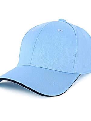 Sky/navy AH240 100% RPET Structured Cap