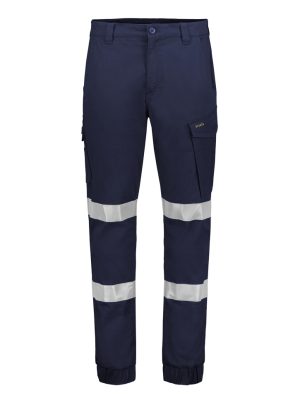 front ghost image of ZP935 Mens Essential Stretch Taped Cargo Pant - Cuffed