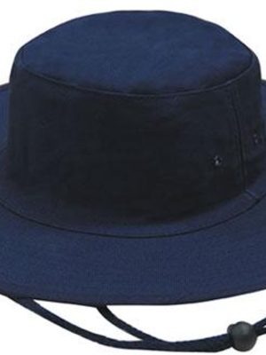 3791 navy Canvas Hat
