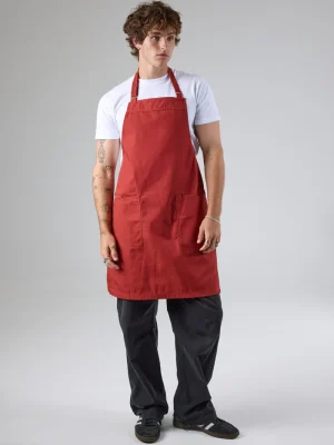 rust Lockharte Bib Apron