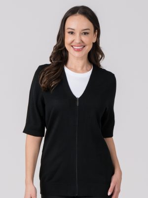 womens short sleeve cardigan
